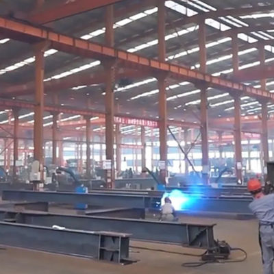 Durable Steel Structure Warehouse with 50 Years Usage Life, Color Steel Sheet Roof Gutter, and Roll-up Or Sliding Steel Doors