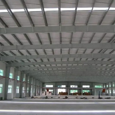 Durable Steel Structure Warehouse with 50 Years Usage Life Customizable Snow Loading and Roll-up Or Sliding Steel Doors