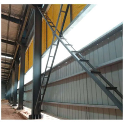 Steel Structure Warehouse with 50 Years Life Time Built from Carbon Structural Steel and Welded H-section and I-section