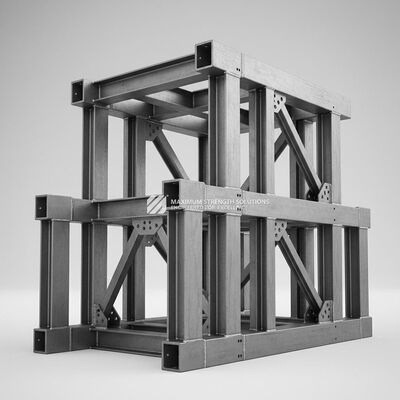 Steel Construction Facility Support Installation Engineered to Deliver Maximum Strength and Structural Support Solutions