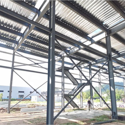 Fast Build Steel Structure Workshop Galvanized Steel Frame Buildings Customized Size