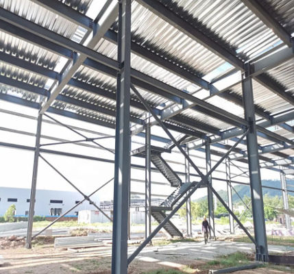 High Strength Steel Structure Workshop Fire Protection Low Carbon Steel Factory Building