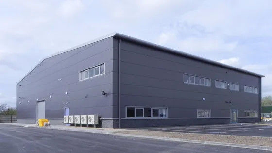 Galvanizing Customized Large Sheds Workshops  Steel Structure Prefabricated Commercial Buildings