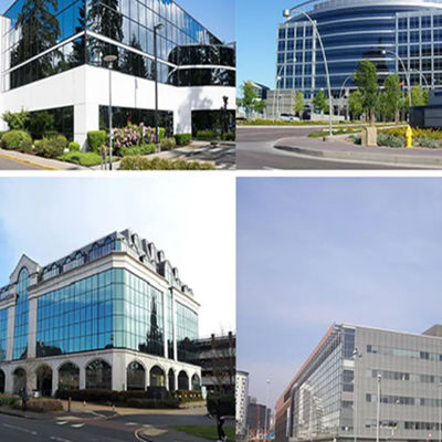 Q355B Welded Commercial Steel Building Q235 Prefabricated Office Construction