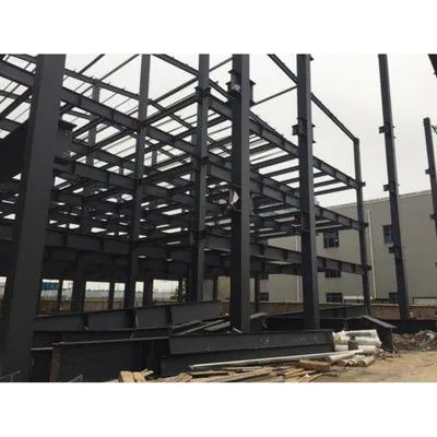 Q355B Prefab H Beam Steel Structure High Load Storage Warehouse Building