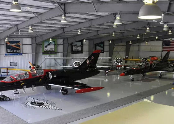 Customized Pre Engineered Aircraft Hangars Long Span Metal Structure Hangar