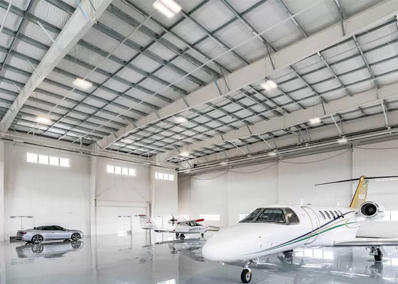 Fast Built Paint Galvanized Airport Steel Structure Private Airplane Hangar Anti Earthquake