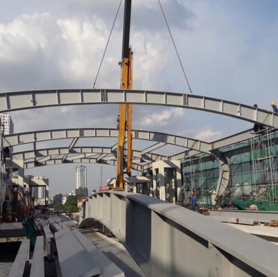 HDG Galvanizing Steel Structure Bolt Connecting Bridge Henvy Steel Bridge