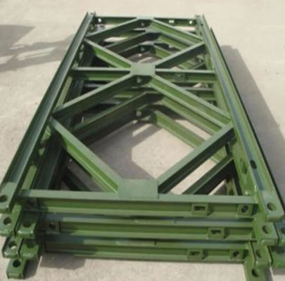 Q345B Steel Structure Bridge Prefab Metal Pedestrian Bridge Earthquake Resistant ISO