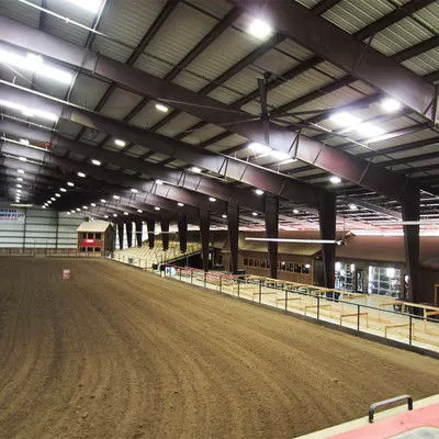 Pre Engineered Agricultural Steel Frame Shed Metal Storage Building Wind Resistant