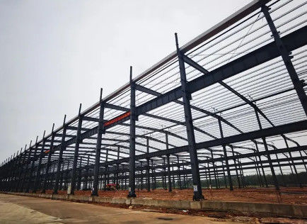 Customized Size Prefabricated Steel Structure with Portal Frame and 3D Model/CAD Drawings for Modular Metal Construction