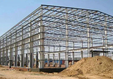 Lightweight Portal Frame Prefabricated Steel Structure with 3D Model CAD Drawings and Customized Size
