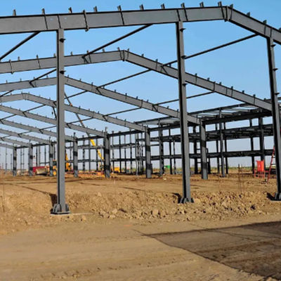 Customized Size Light Type Prefabricated Steel Structure with 3D Model/CAD Drawings for Modular Steel Building