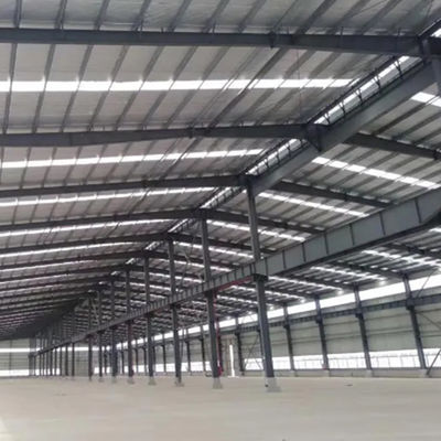 Customized Size Prefabricated Steel Structure with Portal Frame and Steel Sheet or Sandwich Panels