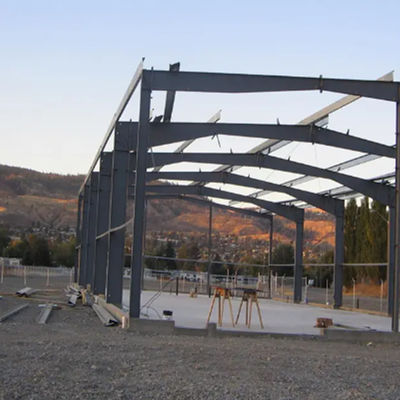 Galvanized Steel Structure Warehouse with Anti-corrosion Paint and Carbon Structural Steel A36 for Durable Storage Solutions