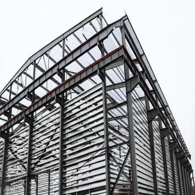 Sand Blasting Sa 2.5 Steel Structure Building with Alloy Framework and Advanced Drawing Design