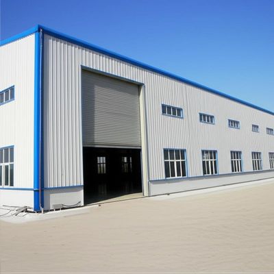 50 Years Life Time Steel Structure Warehouse Meeting Snow Load Earthquake Parameters Ideal for Fabrication and Storage Solutions