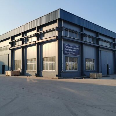 Corrosion Resistant Steel Structure Building Custom With Free Architectural Design Bolt Connection Provides And Construction Solutions