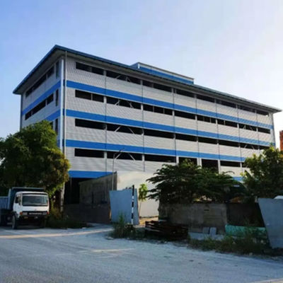 Q235 Steel Frame Structure Building Earthquake Proof Prefabricated Building Factories